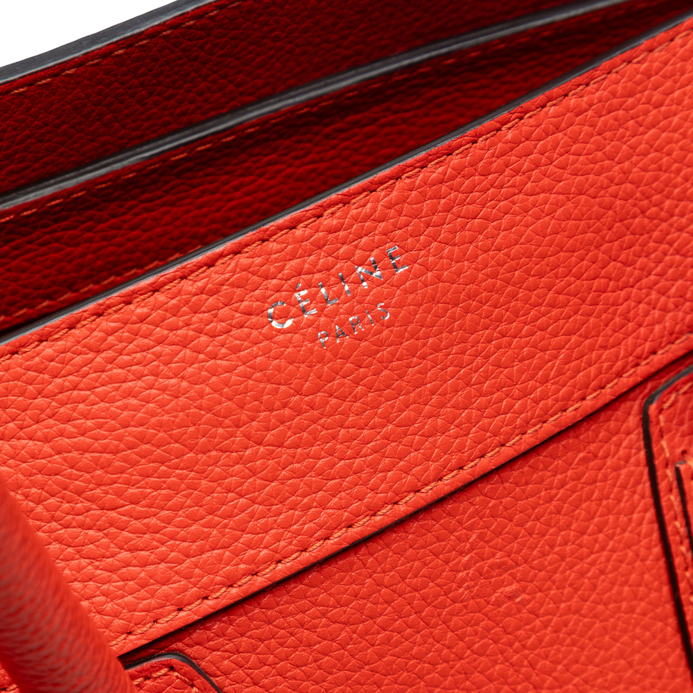 Pre-Loved Celine Mini Leather Luggage Tote - Picture 5 of 7
